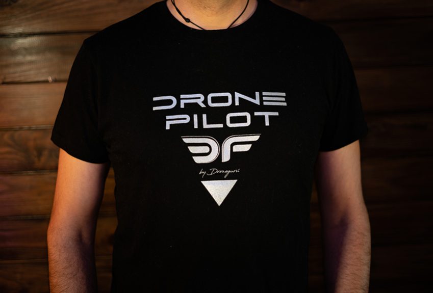 camiseta piloto drones