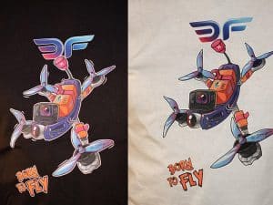 Camiseta FPV "Born to Fly"