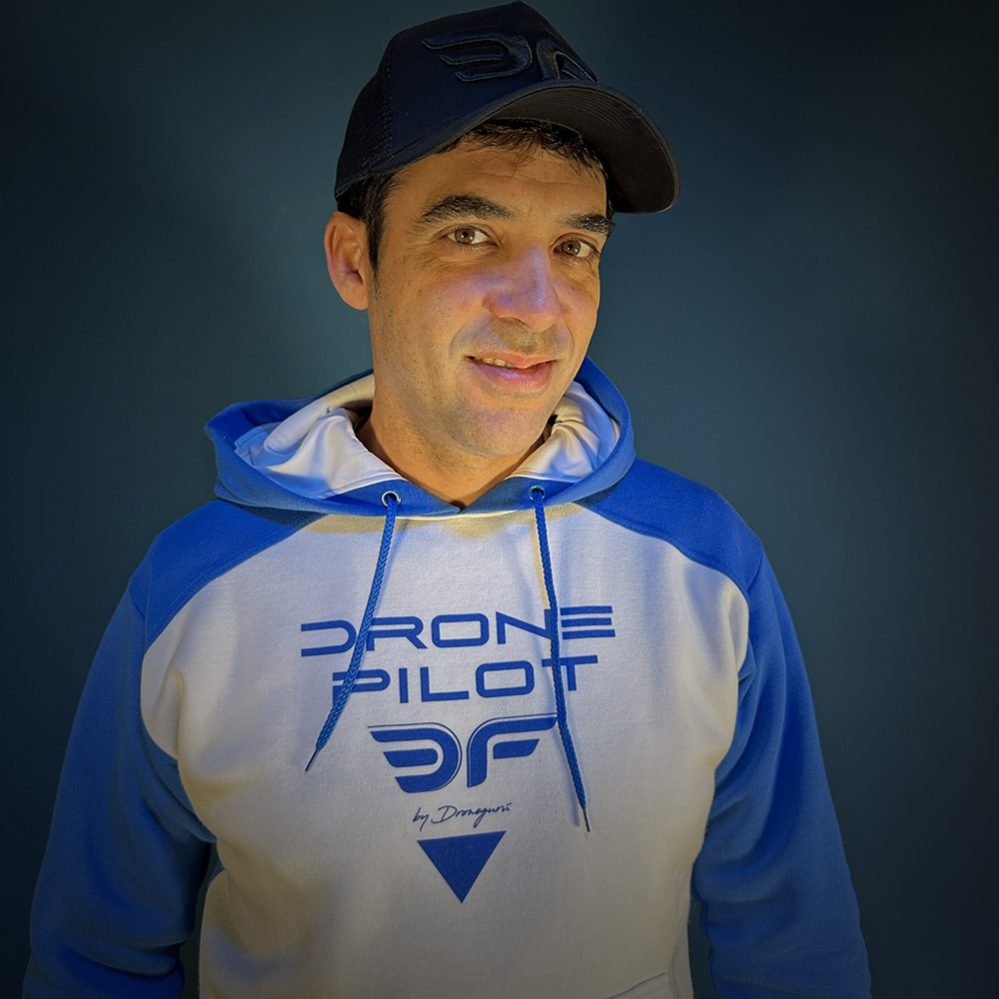 Sudadera Drone Pilot Azul