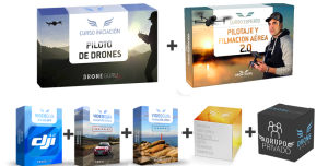 SUPERPACK Filmación Aérea (Alumnos curso DJIs MINI)