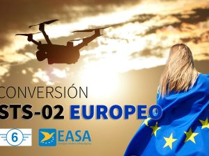Conversion Titulacion drones STS 02 Europeo