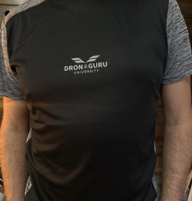 Camiseta deportiva "Drone Gurú University"