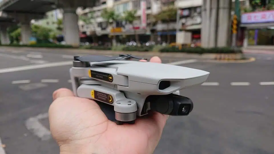 Imagen filtrada del Mavic Mini Mavic Mini en la mano