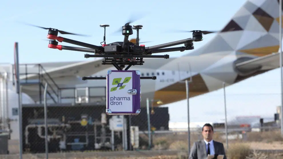 Entrega de medicamentos con Dron