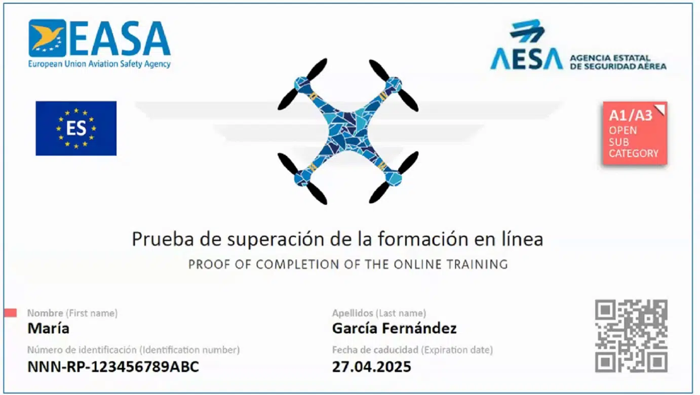 Certificado-piloto-sub-A1-A3 Certificado de competencia de piloto a distancia Sub A1 y A3