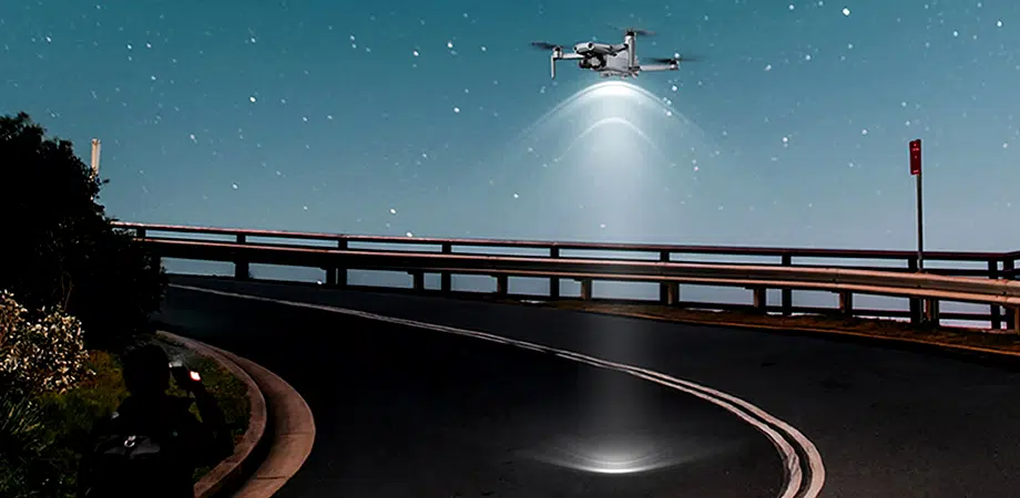 Hubsan Zino-Mini-Pro-Luz Inferior posicionamiento
