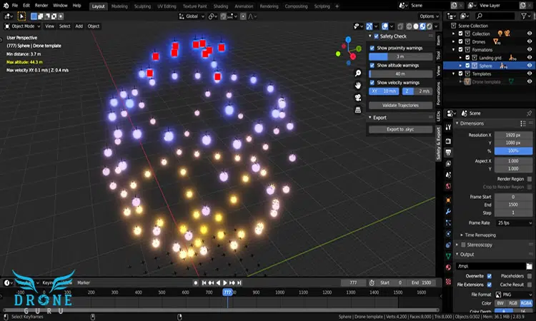 Drone GURU - Skybrush Studio for Blender Drone GURU - Skybrush Studio for Blender