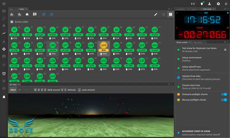 Drone GURU - software Skybrush Drone GURU - software Skybrush