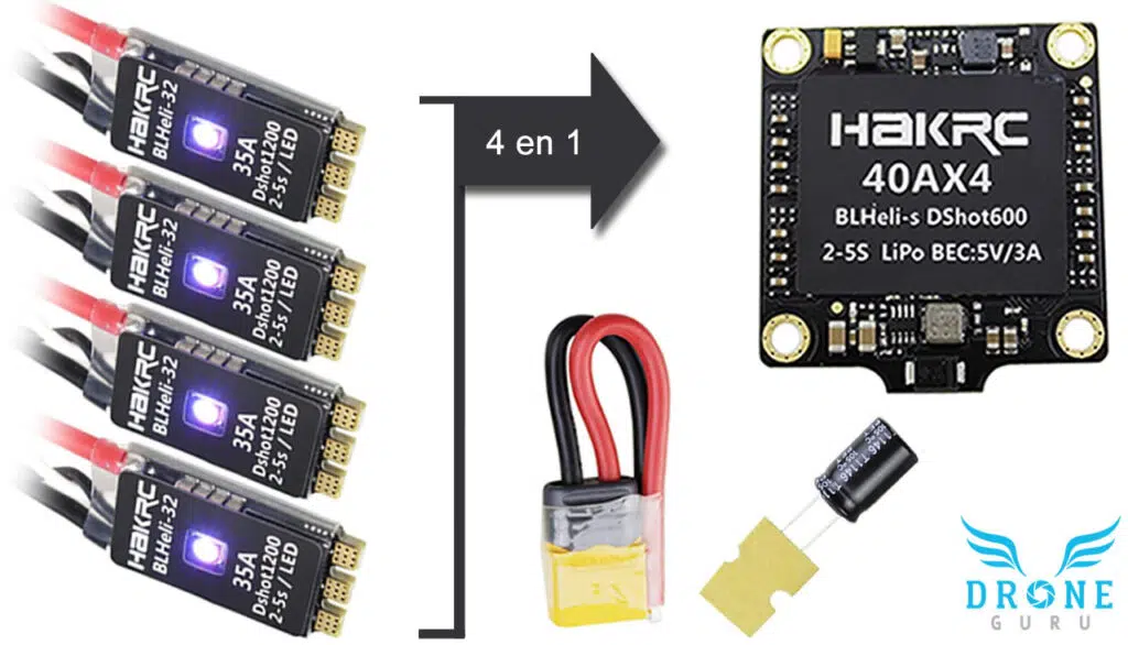 Drone GURU - ESC o variadores para drones de carrera