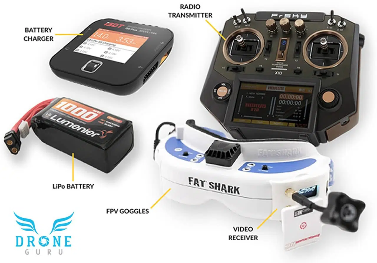 Drone GURU - Equipo necesario para un drone de carrera