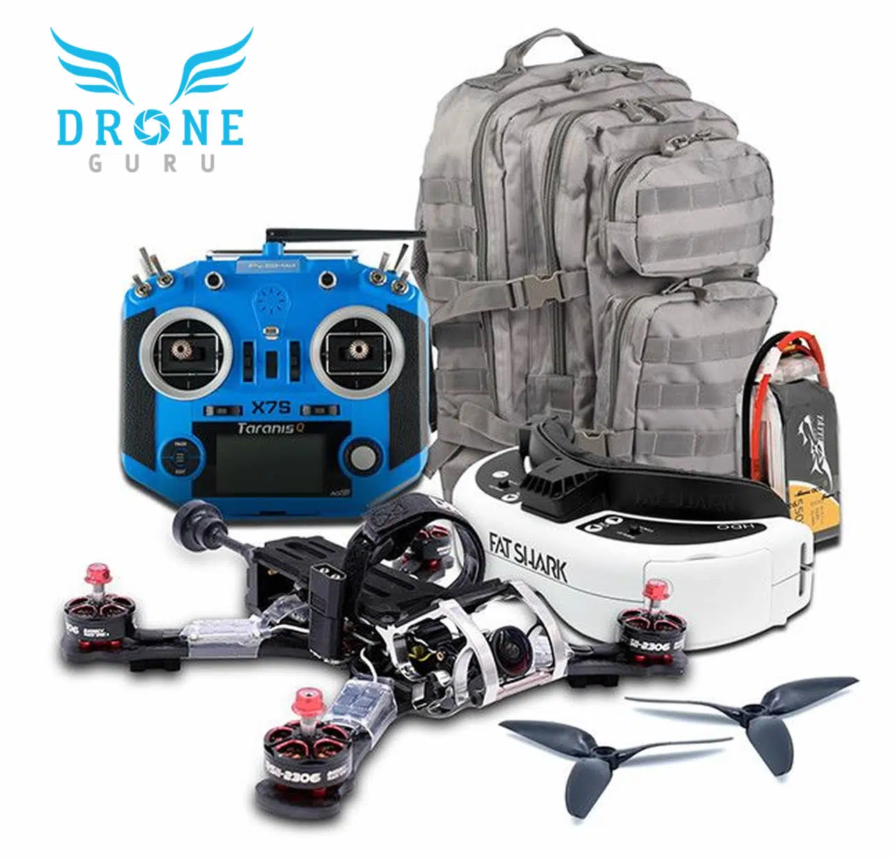 Drone GURU - Lo que llevamos en la mochila.con el dron