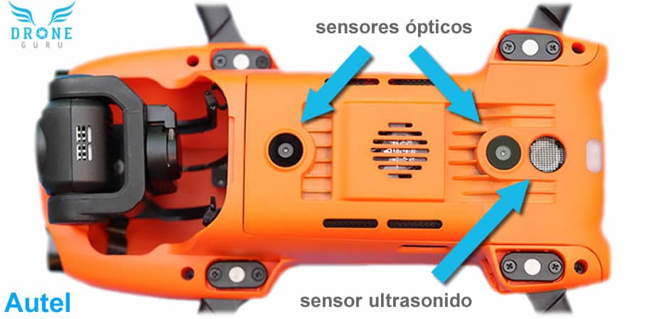 Drone GURU - Autel evo nano - sensores inferiores Drone GURU - Autel evo nano - sensores inferiores