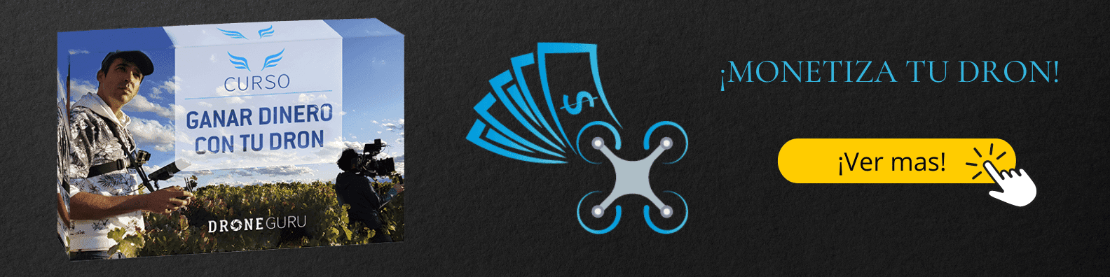 Banner para Post Gana dinero con tu dron