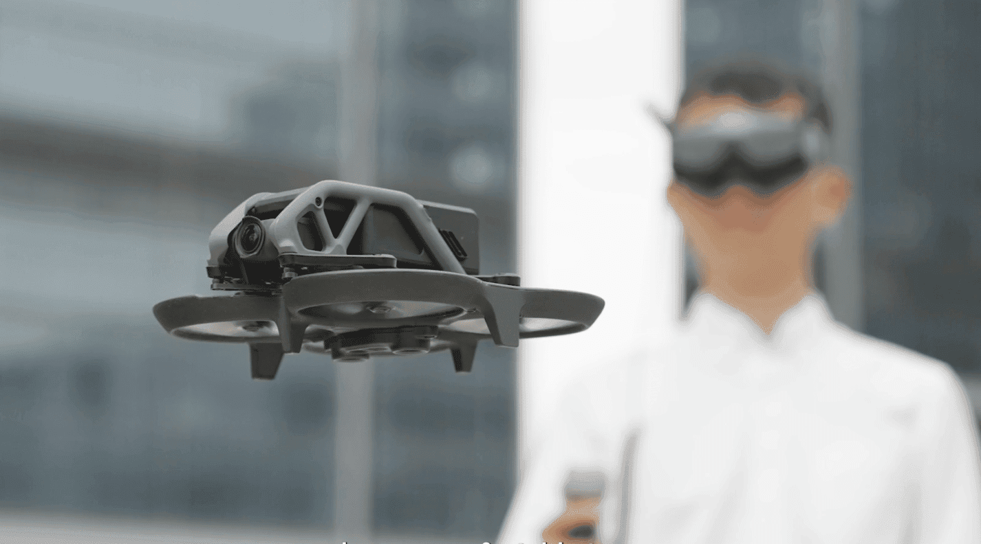 DJI Prueba de vuelo con Motion Controller Dji Avata vuela con motion controller