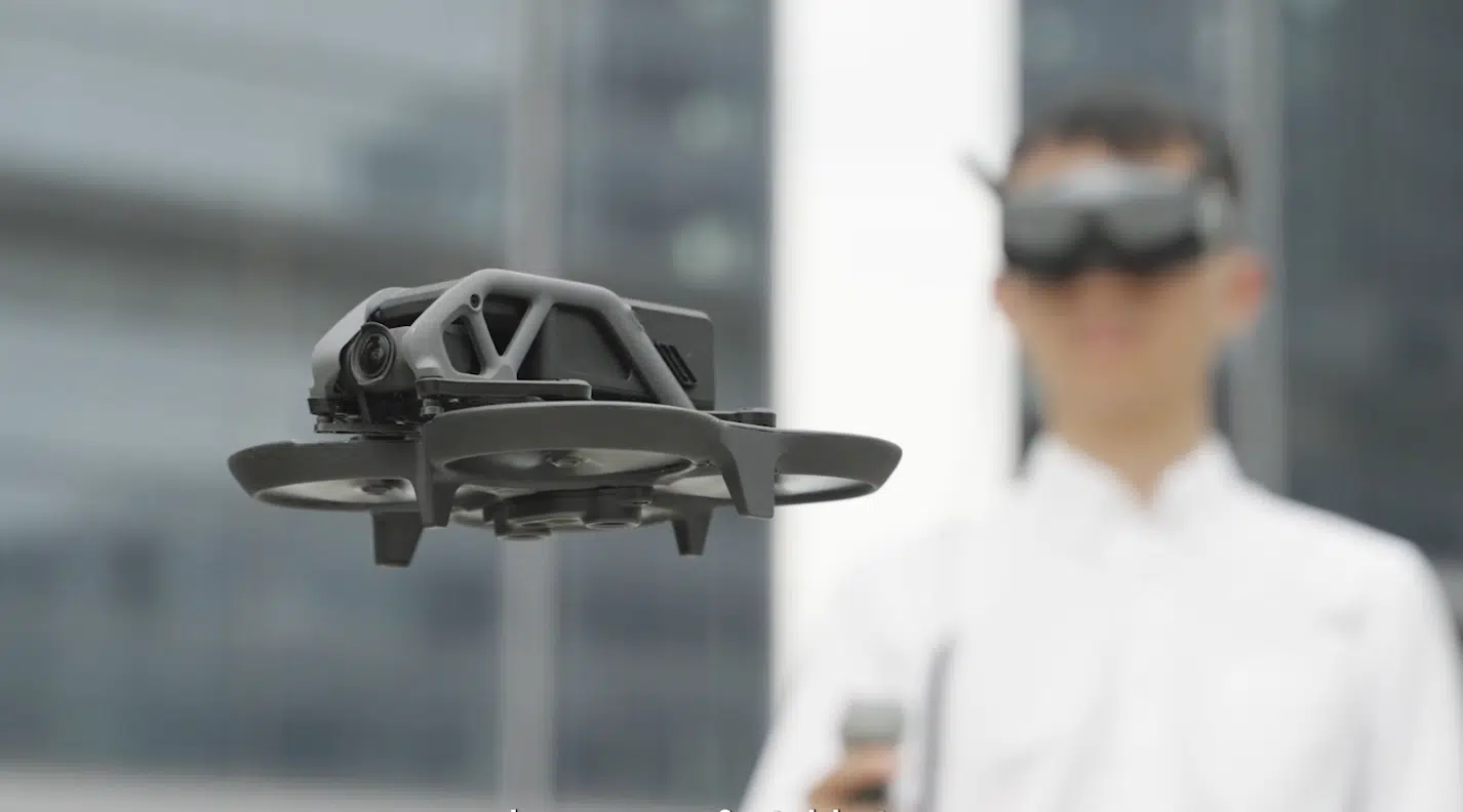DJI Prueba de vuelo con Motion Controller Dji Avata vuela con motion controller