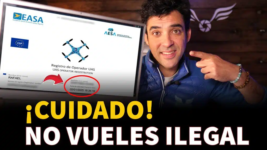 Como renovar el registro de operador UAS