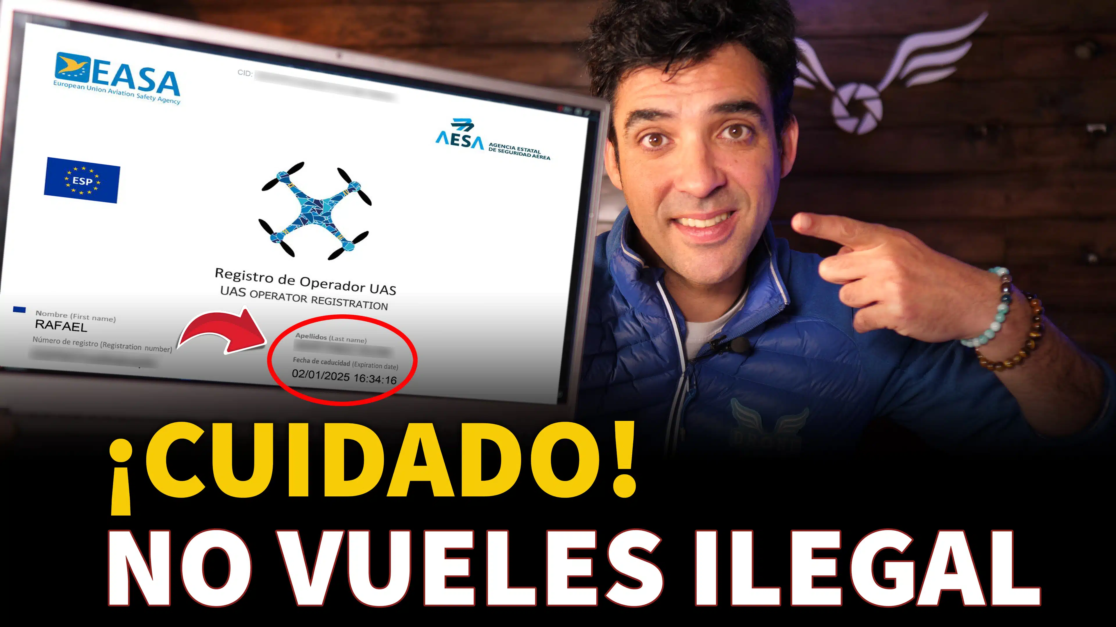 Como renovar el registro de operador UAS