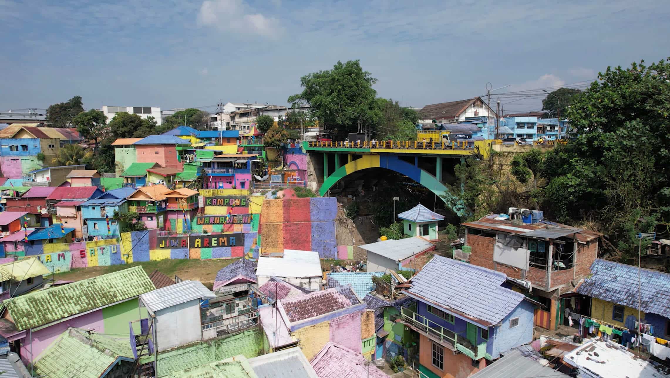 Kampung indonesia-2 pueblo colorido de indonesia