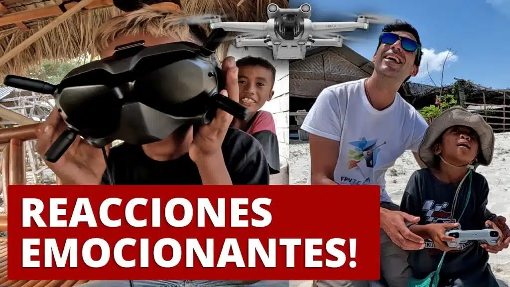 Niños vuelan drones por primera vez