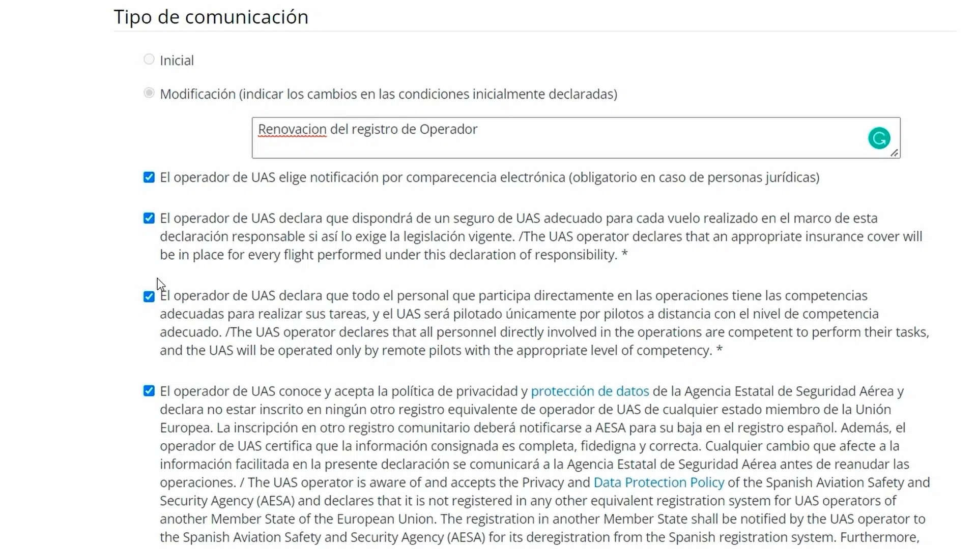 Renovacion-registro-de-operador Como renovar registro piloto de drones