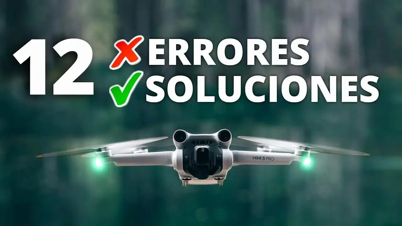 Errores pilotos de drones