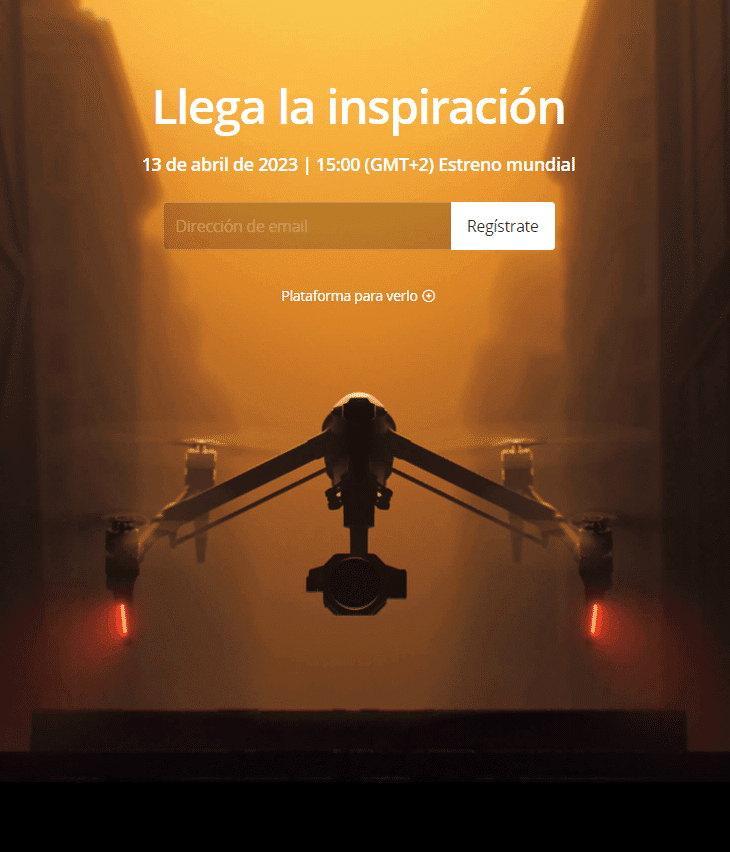 Teaser dji inspire 3 Teaser dji inspire 3