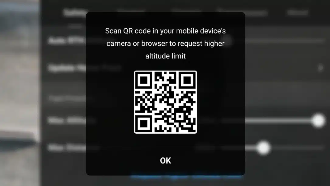 Solicitud QR Dji mini 4 pro Solicitud QR Dji mini 4 pro