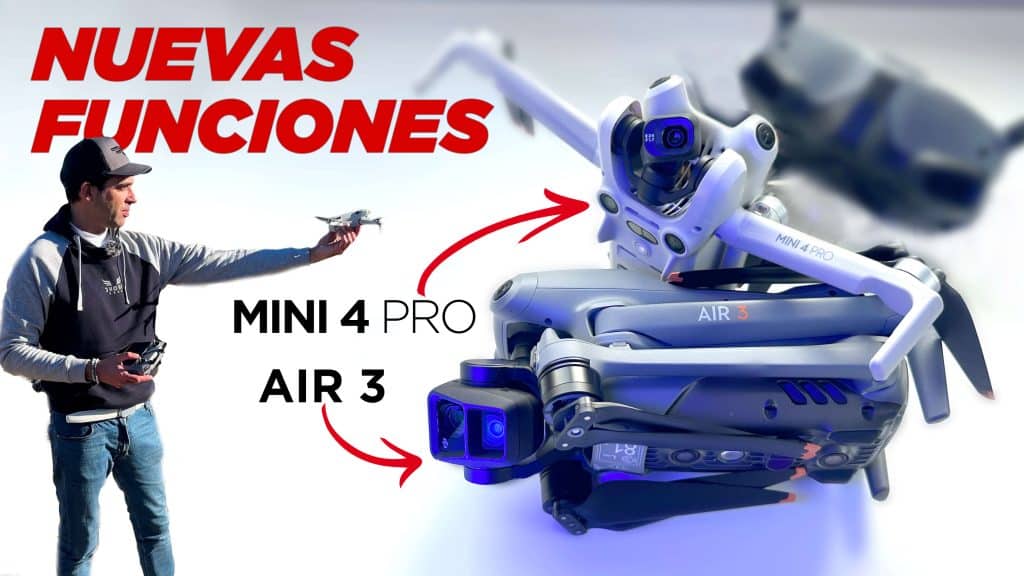 Dji Mini 4 Pro y dji air 3 nuevo firmware