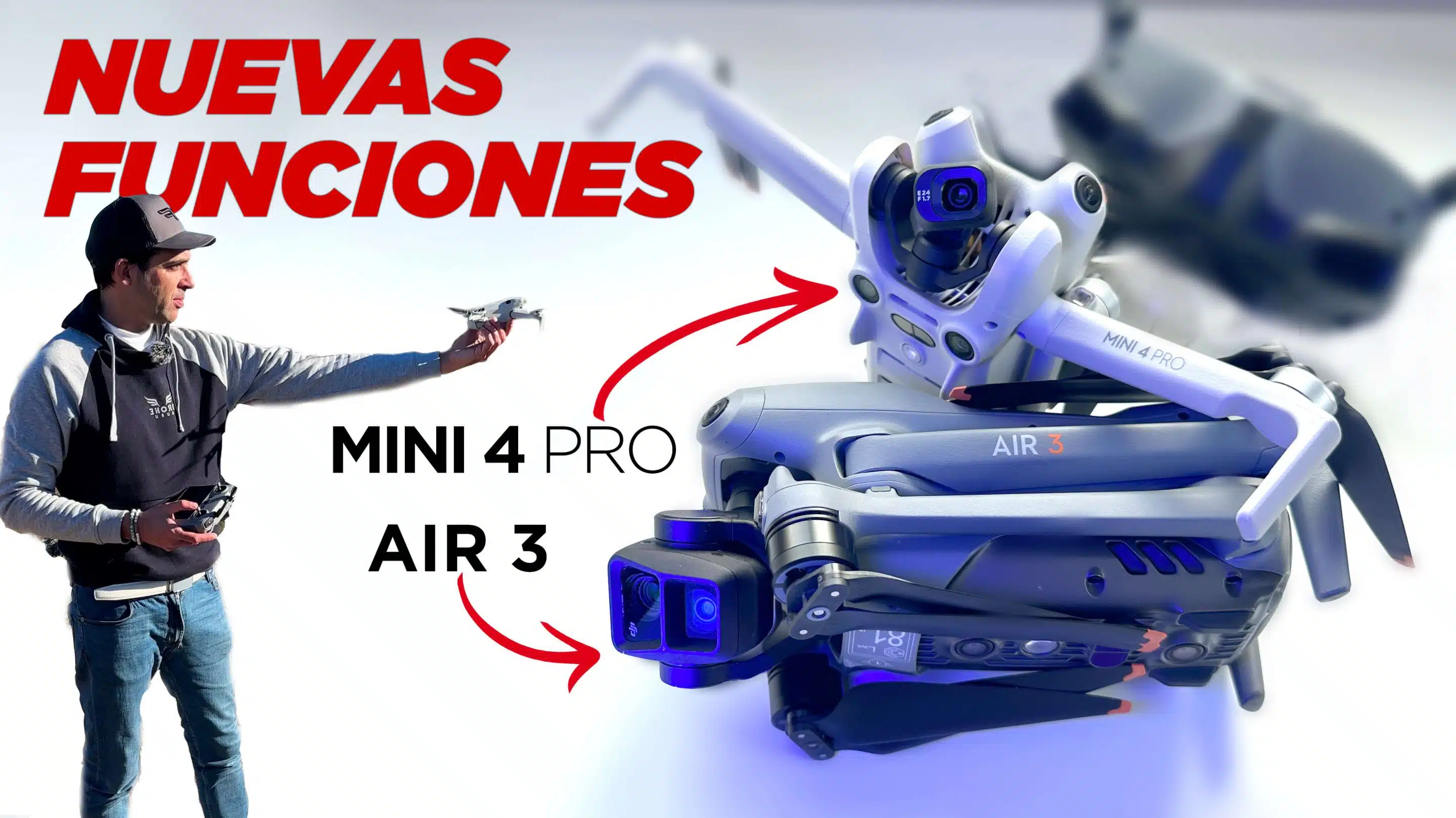 Dji Mini 4 Pro y dji air 3 nuevo firmware