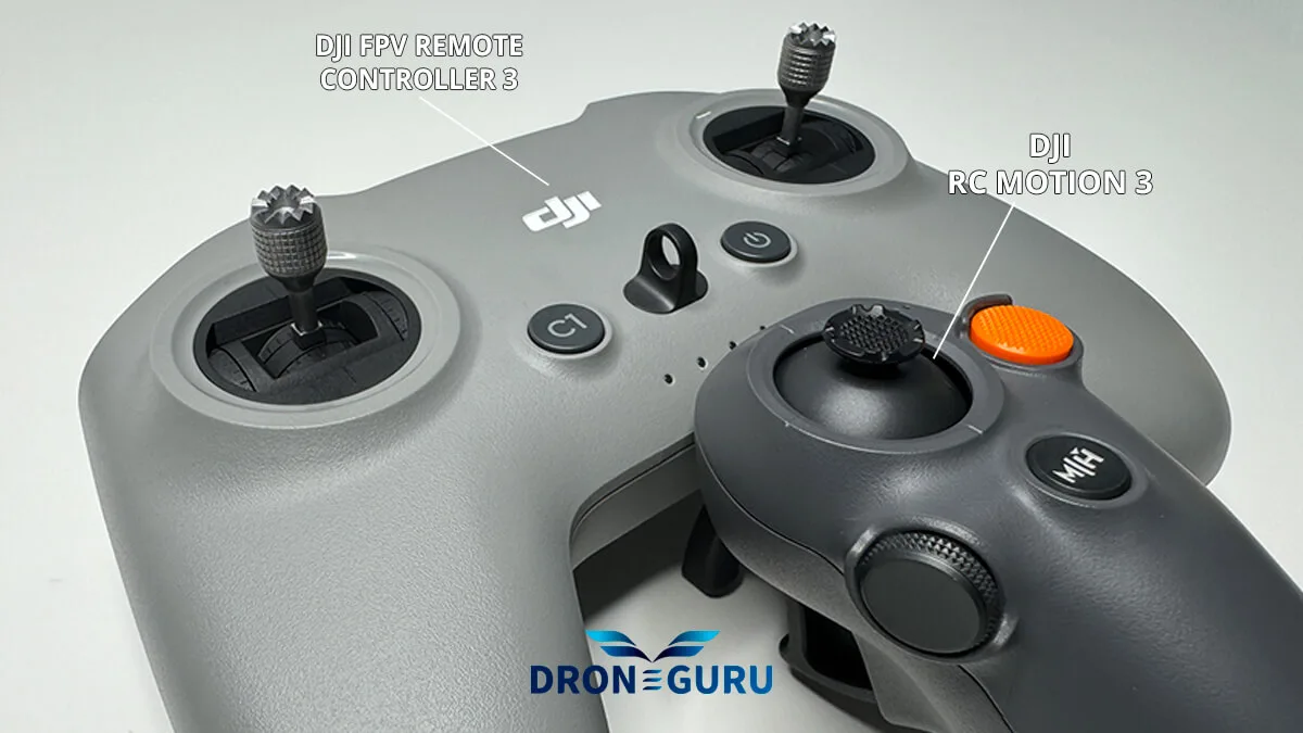 Radiocontrol DJI AVATA 2 RC Motion 3 y DJI FPV Remote Controller