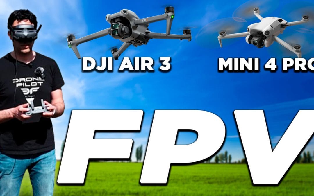 ¡Vuela tu DJI AIR 3 o MINI 4 PRO con las gafas FPV Goggles 3!