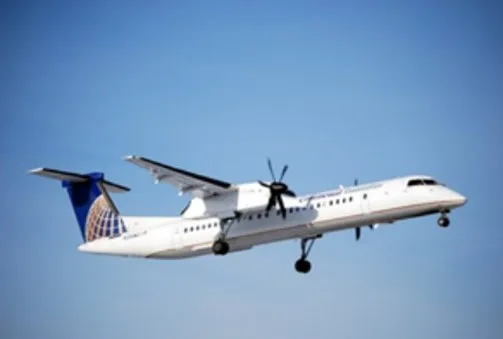 Avion bombardier DHC-8-400 de Continental Airlines