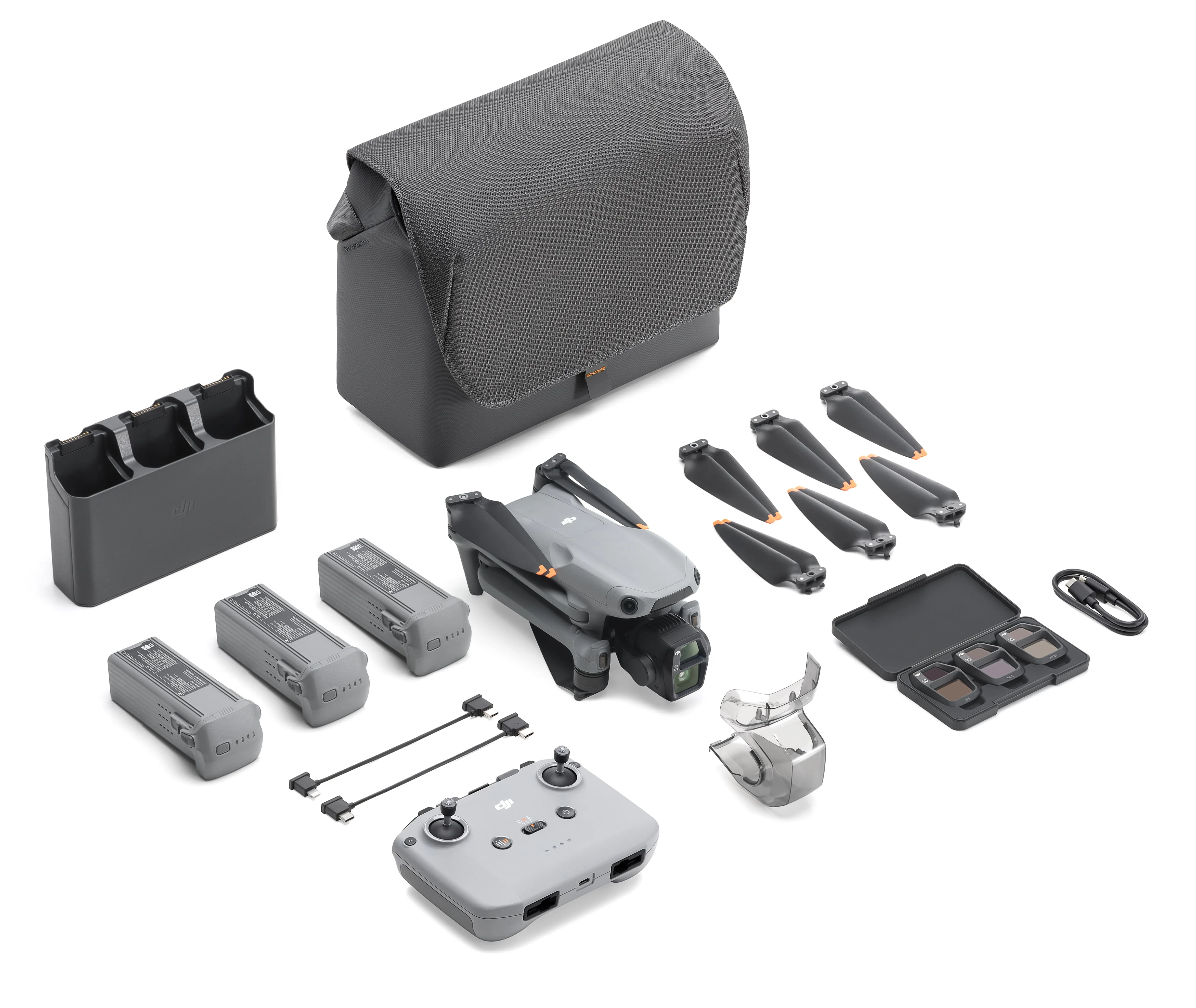 DJI Air 3S Fly More Combo (DJI RC-N3) Droneguru DJI Air 3S Fly More Combo (DJI RC-N3) Droneguru