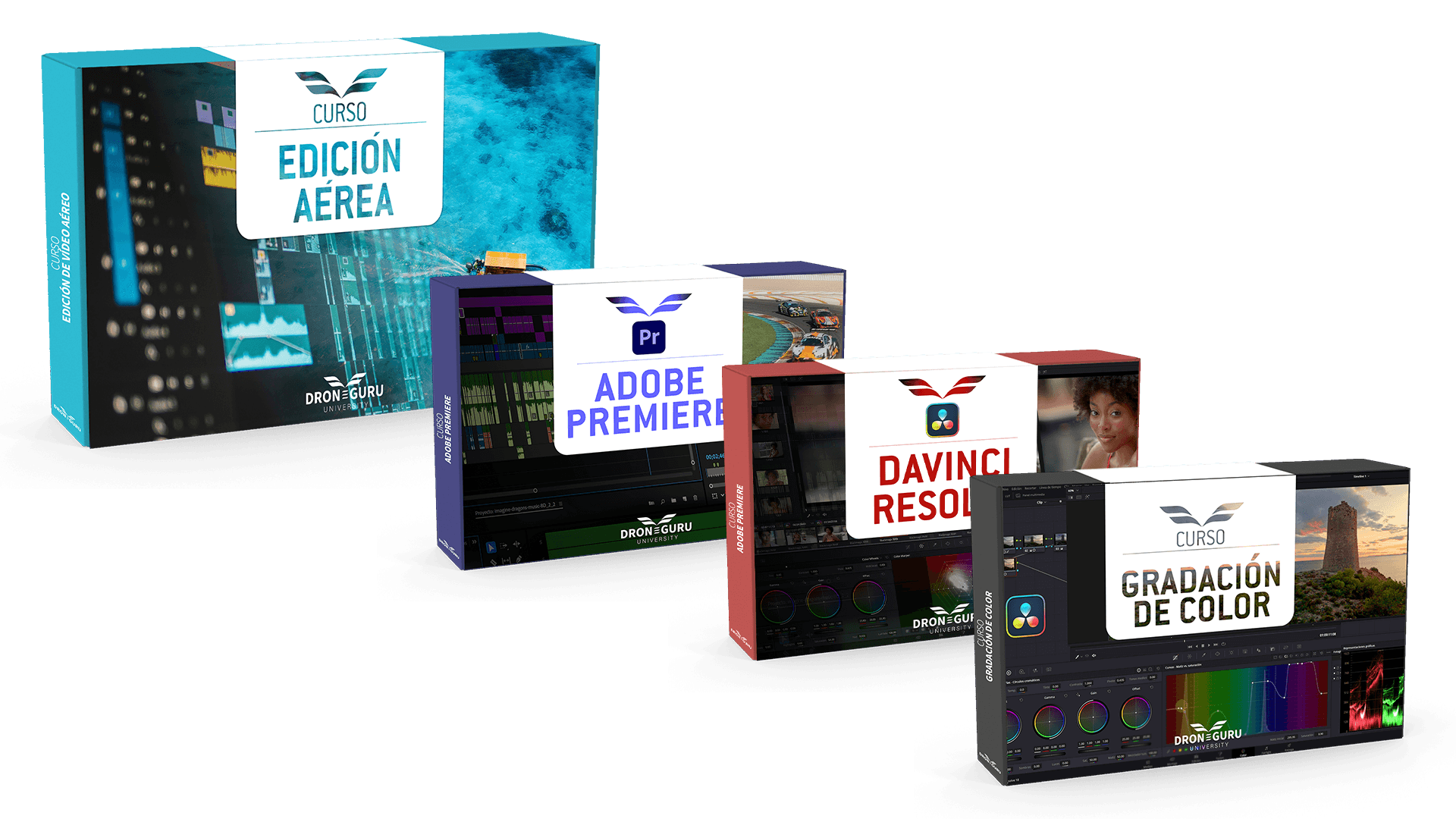 Master Edición Aérea-fondo transparente Pack Cursos edicion de video