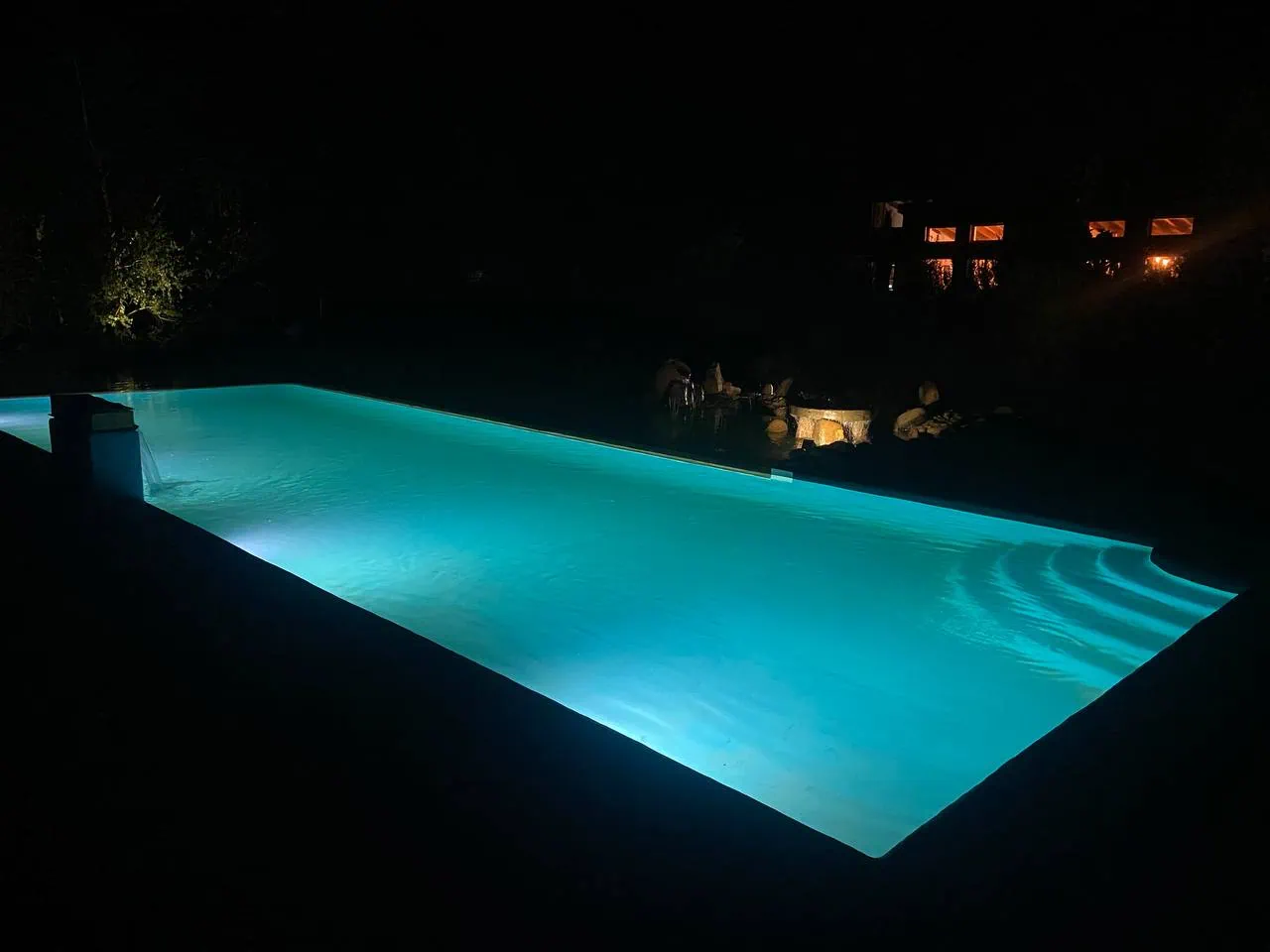 piscinadenoche piscina natural nocturna
