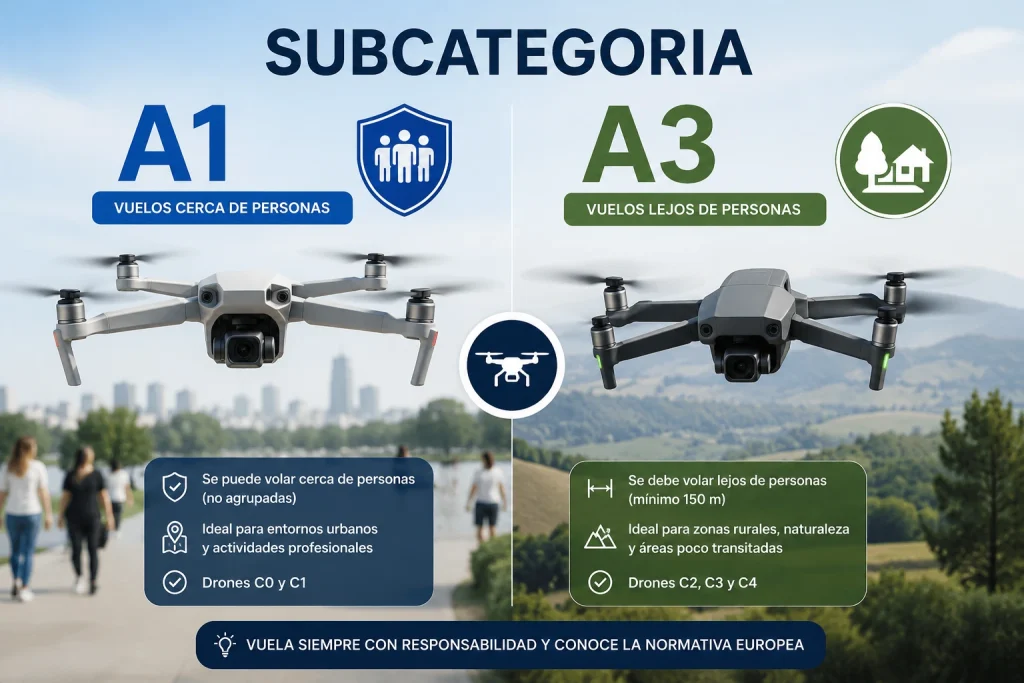 Cat. Abierta- Subcategoría A1-A3